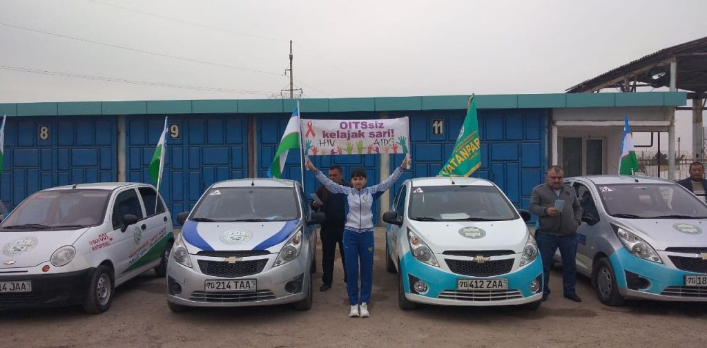 Қарши шахар ВАТАНПАРВАР ташкилотида ОИТС касаллиги хамда Гиёхвандликнинг салбий оқибатлари мавзусидаги тадбир лавхалари.